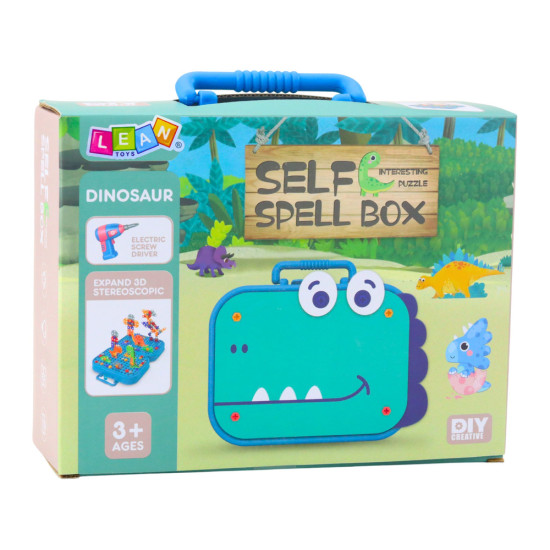 Dinozaurų konstrukcinių kaladėlių rinkinys 23763 - Žaislai Dinozaurų konstrukcinių kaladėlių rinkinys Konstruktoriai