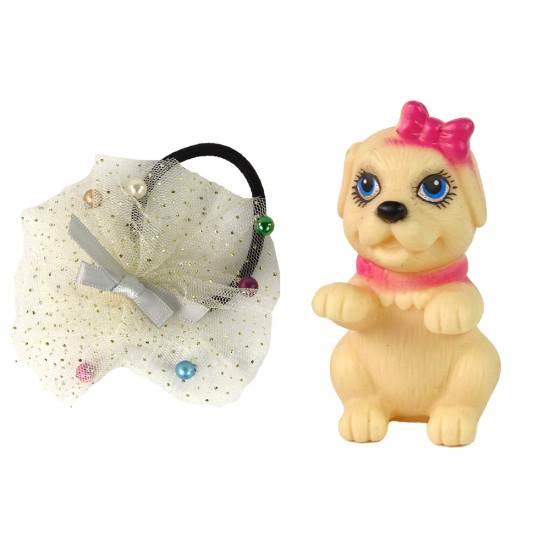 Lėlė Emilija su ilgais plaukais ir šuniuku Lėlės ir žaidimų rinkiniai