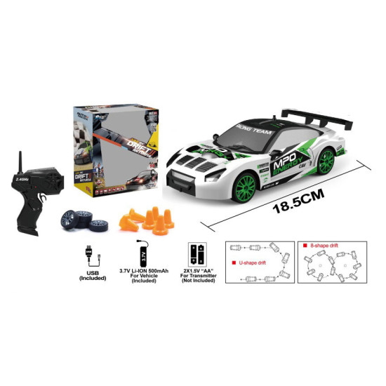 Nuotulinu būdu valdomas sportinis automobilis Žaisliniai automobiliai