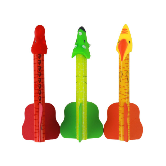 Juodas ugnikalnis su dinozaurų formos raketomis Dinozaurai