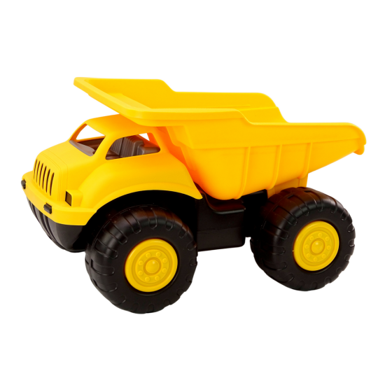 Dump Truck Yellow Construction Vehicle Truck Trailer Large Car Žaisliniai automobiliai