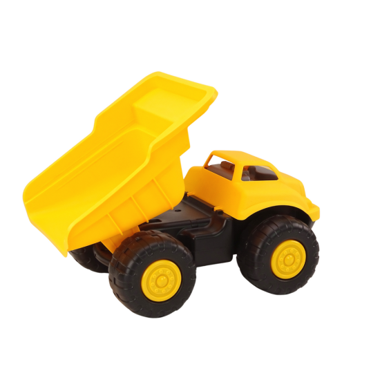 Dump Truck Yellow Construction Vehicle Truck Trailer Large Car Žaisliniai automobiliai