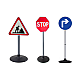 Educational set large road signs 76 cm 3 pcs. Outdoor