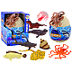 Egg with sea animal figurines Animal figurines