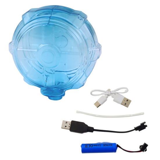 Mėlynas elektrinis vandens pistoletas, įkraunamas akumuliatoriumi Šautuvai