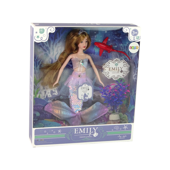 Emilija undinėlė su aksesuarais Lėlės ir žaidimų rinkiniai