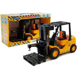 Geltonas šakinis krautuvas