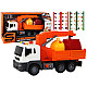 Garbage Truck With Crane Friction Drive Orange 1:16 Žaisliniai automobiliai