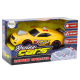 Race Car Lights Sounds Opening Engine Yellow Žaisliniai automobiliai