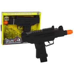 Juodas šautuvas vaikams su garso efektu