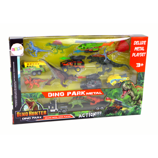Dinozaurų ir transporto priemonių rinkinys 8 vnt 15944 - Žaislai Dinozaurų ir transporto priemonių rinkinys 8 vnt Lėlės ir žaidimų rinkiniai