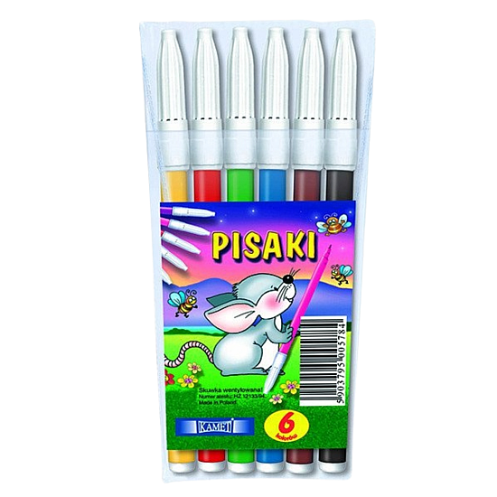 KAMET Markers, 6 Colors