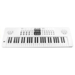 Baltas elektrinis pianinas su USB mikrofonu Baltas elektrinis pianinas su USB mikrofonu