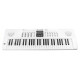 Baltas elektrinis pianinas su USB mikrofonu 1277 - Žaislai Baltas elektrinis pianinas su USB mikrofonu Muzikos instrumentai