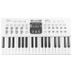 Baltas elektrinis pianinas su USB mikrofonu 1277 - Žaislai Baltas elektrinis pianinas su USB mikrofonu Muzikos instrumentai