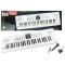 Baltas elektrinis pianinas su USB mikrofonu