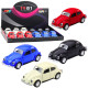 Classic Car Beetle Metal Friction Drive 1:36 Mix Žaisliniai automobiliai