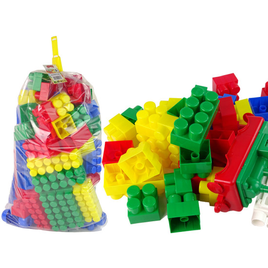 Spalvotos konstruktoriaus kaladėlės Konstruktoriai