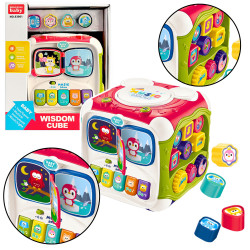 Didelis daugiafunkcis edukacinis kubas-pianinas