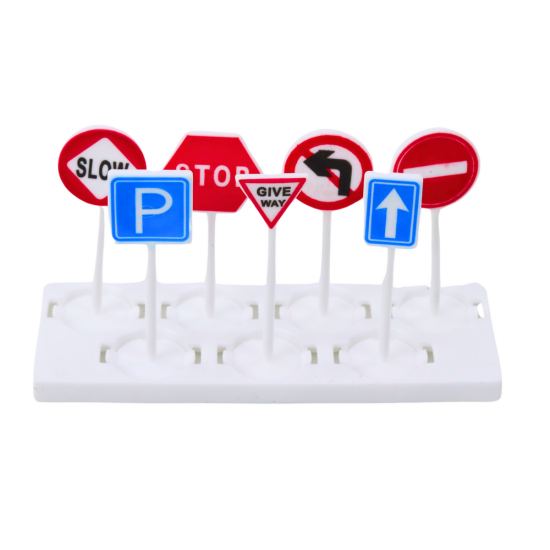 Lora Tow Truck Race Track 2in1 Lights Sounds Signs Cars Blue Žaisliniai automobiliai