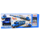 Lora Tow Truck Race Track 2in1 Lights Sounds Signs Cars Blue Žaisliniai automobiliai