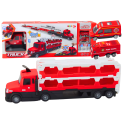 Raudono sunkvežimio rinkinys