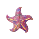 Mascot Plush Starfish Purple Pillow 45 cm Pliušiniai žaislai
