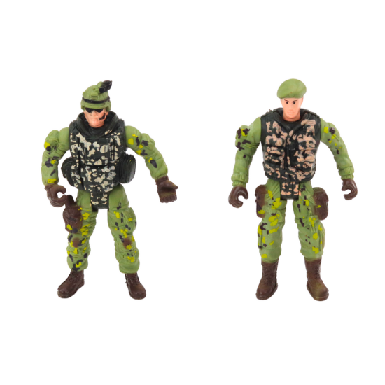 Karinis rinkinys su tarnsporto priemonėmis ir kareiviais Lėlės ir žaidimų rinkiniai