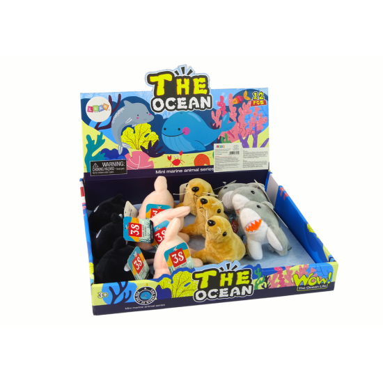 Mini pliušiniai jūrų gyvūnai 4 modeliai Pliušiniai žaislai