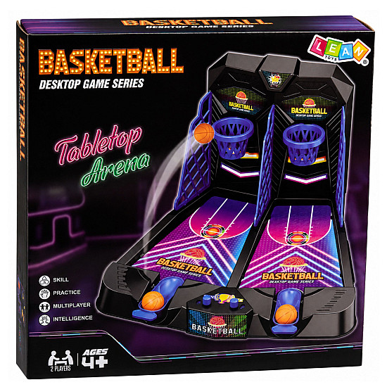 Mini galda basketbola spēle diviem spēlētājiem