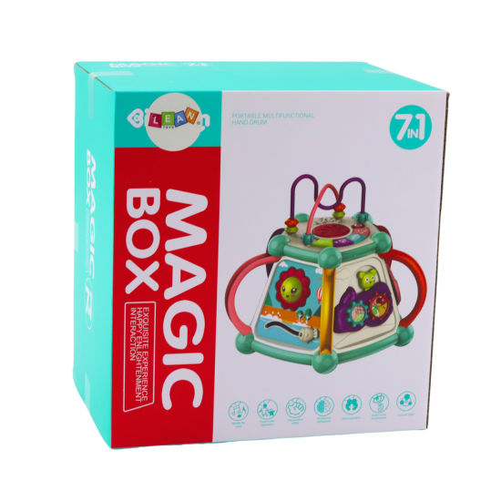 Multifunkcinis edukacinis kubas 7in1 Lavinamieji