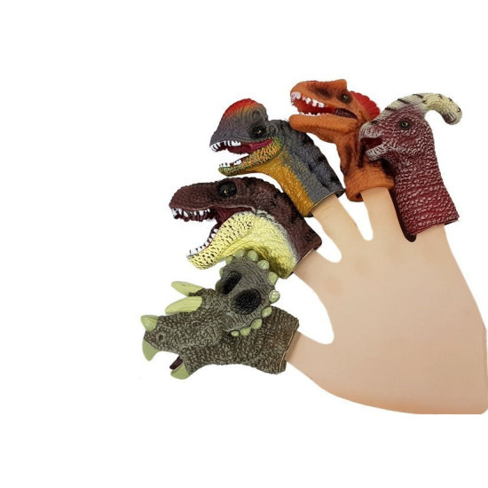 Dinozaurų figūrėlių pirštukų rinkinys Dinozaurai