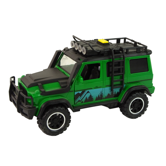 Off-Road Car 1:14 Lights Sound Green Žaisliniai automobiliai