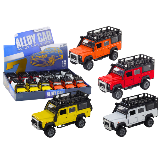 Off-Road Car 1:32 Lights Sounds Drive Opening Doors Metal Žaisliniai automobiliai