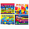 A4-size sketchbook with 16 colored drawing sheets