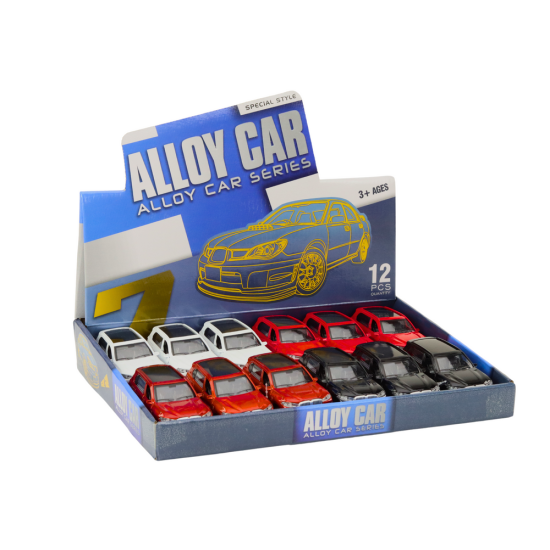 Passenger Car 1:32 Lights Sounds Drive Opening Metal Doors Žaisliniai automobiliai