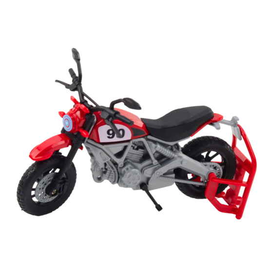 Pickup Truck With Engine Lights Sounds Gray 1:12 Žaisliniai automobiliai