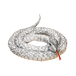 Pliušinė pilkos spalvos gyvatė 300 cm