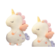 Plush Mascot Cuddly Toy Cute Unicorn White 50cm Pliušiniai žaislai