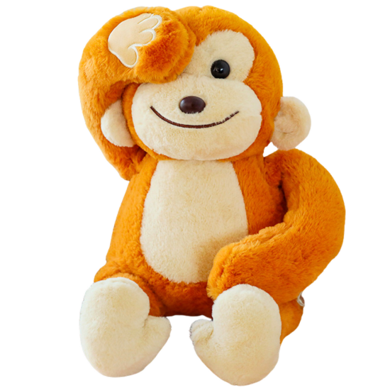 Plush Mascot Cuddly Toy Monkey With Magnets Brown 23cm Pliušiniai žaislai
