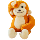 Plush Mascot Cuddly Toy Monkey With Magnets Brown 23cm Pliušiniai žaislai
