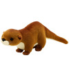 Plush mascot Vydra White Brown 50cm