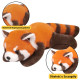Plush Mascot Cuddly Toy Red Panda Weighted Paws 30cm Pliušiniai žaislai