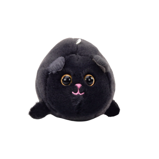Plush Stretched Cat Jumping Mascot Black Pliušiniai žaislai
