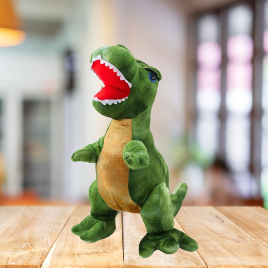 Pliušinis žalias dinozauras Pliušiniai žaislai