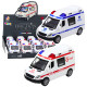 Police Car Ambulance Opening Doors Drive Lights Sounds Mix Žaisliniai automobiliai