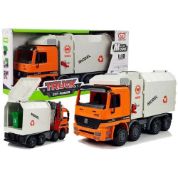 Šiukšliavežė su šiukšliadėže