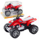 Quad Terrain Drive Treaded Wheels Red Žaisliniai automobiliai