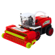 Agricultural Farm Combine Harvester With Header Drive Red Žaisliniai automobiliai