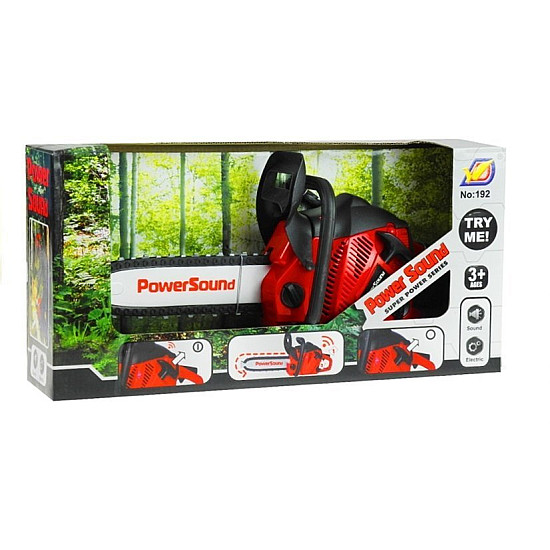 Realistic Big Chainsaw with Sound Darbo įrankiai